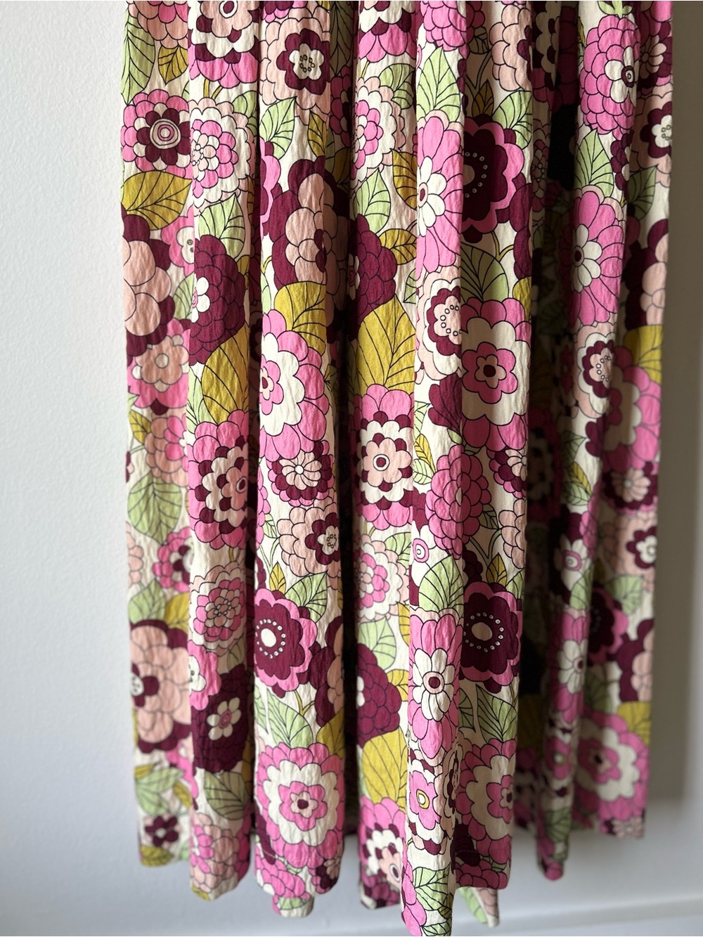 DODO BAR OR "Jenny" Floral Flutter-Sleeve Maxi Dress | Pink & Green | Size XS - Picture 3 of 16